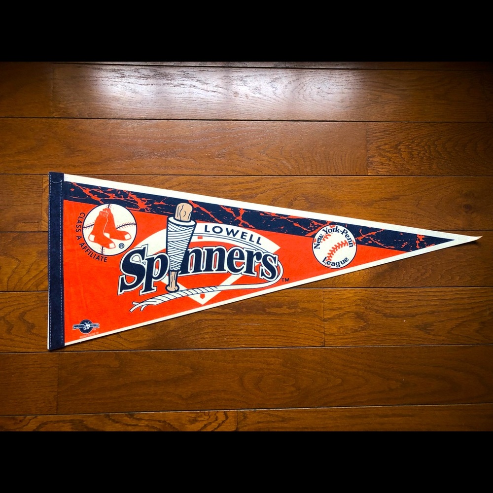 Vintage Lowell Spinners Pennant